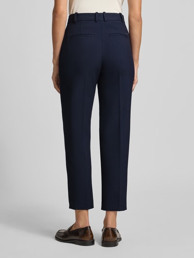 Tommy Hilfiger Straight leg stoffen broek met viscose, model 'PUNTO' Marineblauw - 5