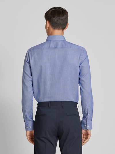 BOSS Modern Fit Regular Fit Business-Hemd mit Strukturmuster Modell 'Joe' Royal 5