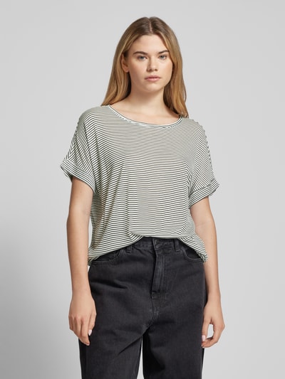 Marc O'Polo Denim T-shirt van viscose Zwart - 4