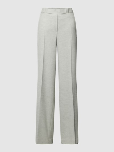 Marc Cain Stoffen broek met viscose en elastische band Zilver - 2