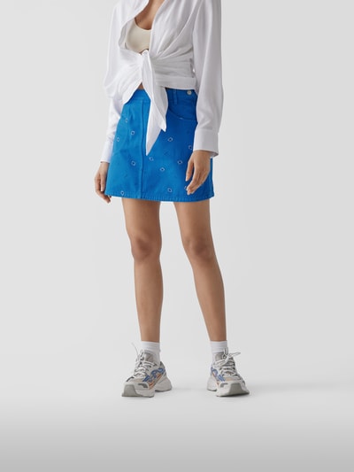 Kenzo Jeansrock in Minilänge Royalblau 4