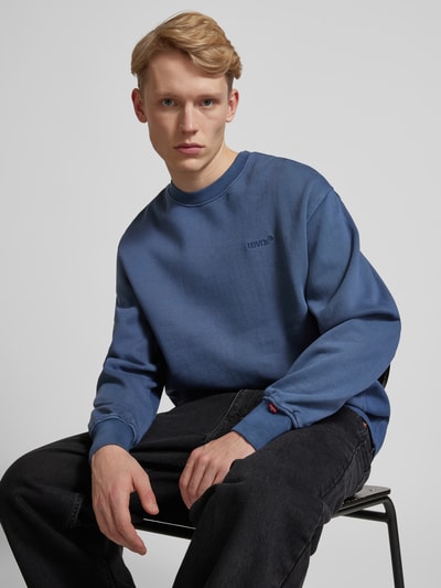 Levi's® Sweatshirt mit Rundhalsausschnitt Modell 'SARGASSO' Jeansblau 3