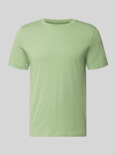 Produktfoto, Regular Fit T-Shirt aus reiner Baumwolle von s.Oliver RED LABEL in Unifarbe, kurzarm, Rundhals, feine Jerseystruktur