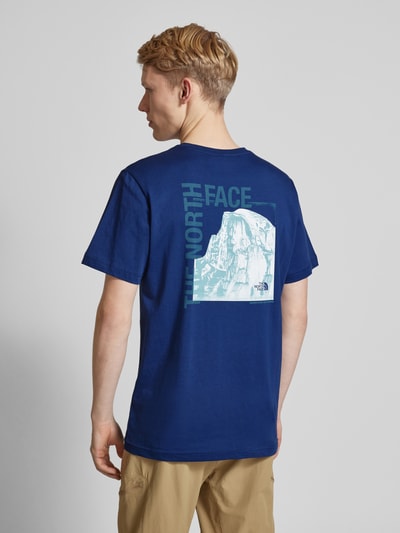 The North Face T-shirt z nadrukiem z logo Ciemnoniebieski 4