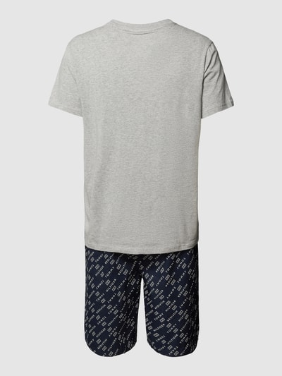 Tommy Hilfiger Pyjama met labelstitching Lichtgrijs - 3