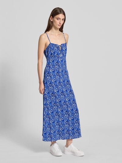 Only A-Linien Midikleid aus reiner Viskose Modell 'NOVA' Blau 1