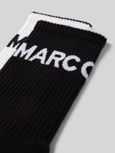 Marc O'Polo Ripp-Socken in sportivem Look im 2er Pack Black 2