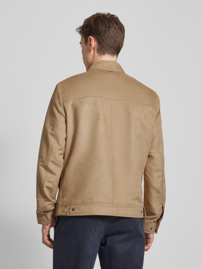 bugatti Jacke in Leder-Optik Camel 5