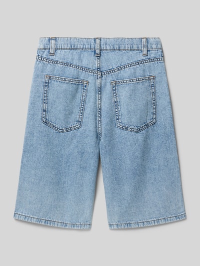 s.Oliver RED LABEL Slim Fit Bermudas aus reiner Baumwolle Blau 3