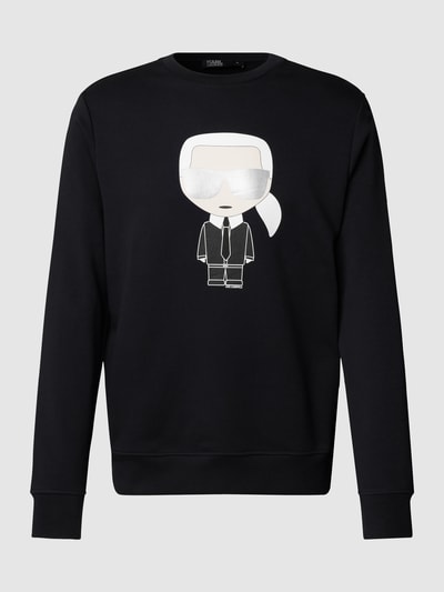 Karl Lagerfeld Sweatshirt mit Karl-Print Dunkelblau 2