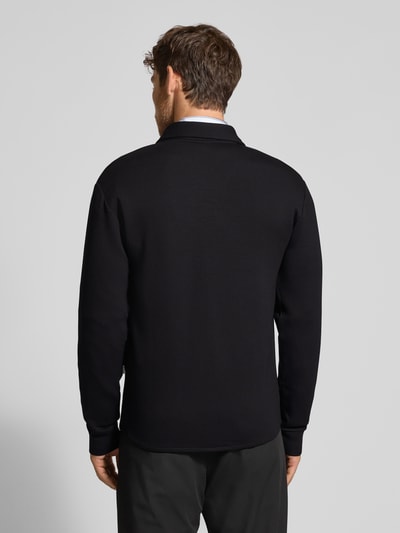 SELECTED HOMME Regular fit sweatjack van viscosemix, model 'EMANUEL' Zwart - 5