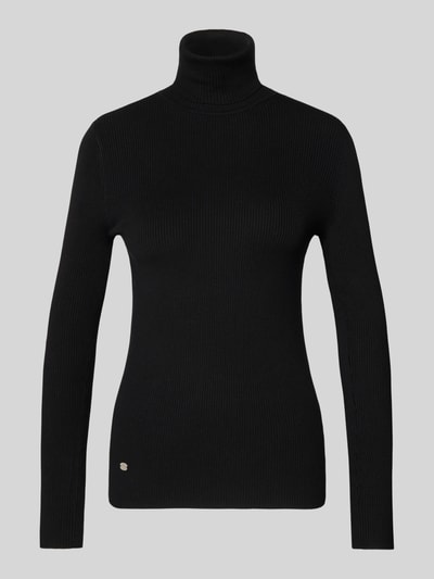 Lauren Ralph Lauren Gebreide pullover met zijde, model 'ZOE' Zwart - 2