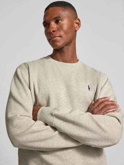 Polo Ralph Lauren Sweatshirt met labelstitching Lichtgrijs - 3