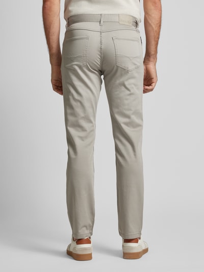 Christian Berg Men Regular Fit Chino im 5-Pocket-Design Silber 5