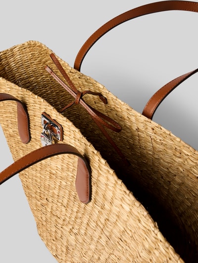 Lauren Ralph Lauren Handtas in gevlochten look Zand - 5