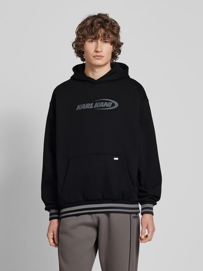 KARL KANI Hoodie met labelprint Zwart - 4