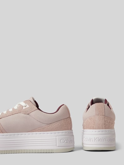 Calvin Klein Jeans Sneaker aus Wildleder mit Schnürverschluss Modell 'BOLD' Rosa 2