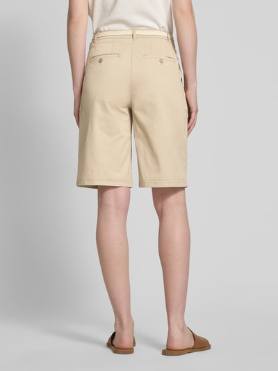Christian Berg Woman Bermudas mit Gürtel und französischen Eingrifftaschen Sand 5