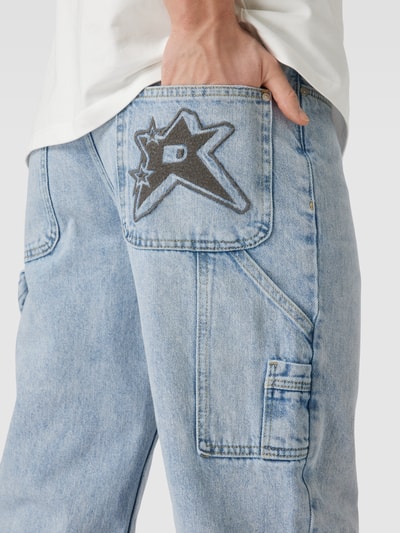 REVIEW Jeans mit 5-Pocket-Design Hellblau 3