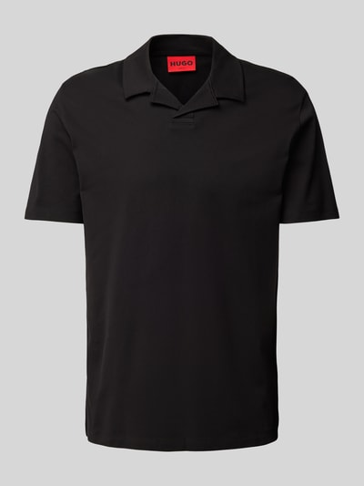 HUGO Poloshirt met reverskraag, model 'Dimerspolo' Zwart - 2