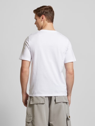 Jack & Jones T-shirt met labeldetail, model 'ORGANIC' Wit - 5