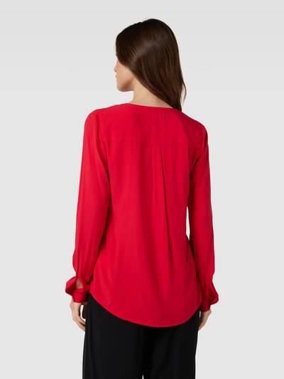 Montego Blouseshirt met V-hals Rood - 5