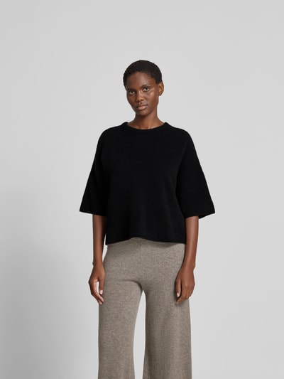 Filippa K Oversized T-Shirt aus Woll-Mix Black 4