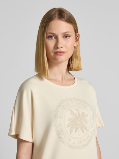 Soyaconcept Sweatshirt mit Label-Print Modell 'BANU' Offwhite 3