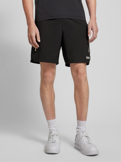 BOSS Green Shorts met elastische band Zwart - 4