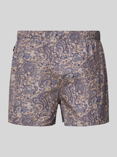 Hanro Boxershorts mit Eingriff Bleu 3