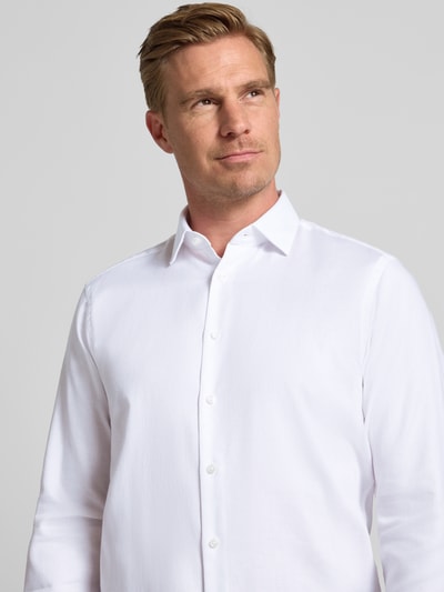 Christian Berg Men Regular fit zakelijk overhemd met kentkraag Wit - 3