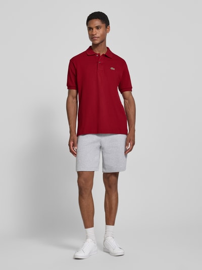 Lacoste koszulka polo o kroju regular fit z czystej bawełny model 'CORE' Bordowy 1