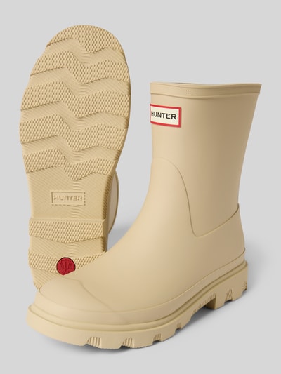 Hunter Gummistiefel mit Logo Beige 4