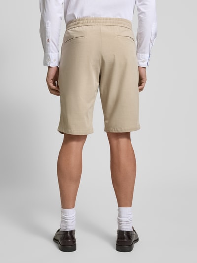 MCNEAL Regular Fit Bermudas mit Hakenverschluss Ecru 5