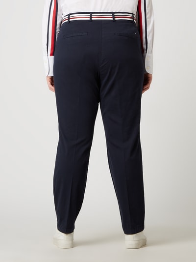 Tommy Hilfiger Curve PLUS SIZE chino met stretch Marineblauw - 5