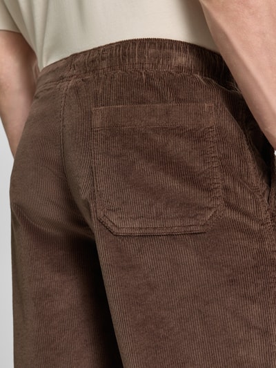 Selected Homme Regular Fit Sweatshorts aus Baumwoll-Mix Modell 'JACE' Hellbraun 3