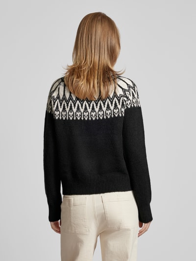 Vero Moda Norweger Pullover Modell 'SIMONE' Black 5