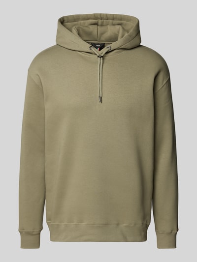 Cinque Hoodie mit gerippten Abschlüssen Modell 'Swift' Oliv 2