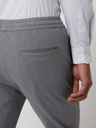 Windsor Jogpants mit Stretch-Anteil Modell 'Nostro'  Hellgrau 3