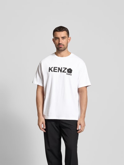 Kenzo T-Shirt aus reiner Baumwolle Weiss 4