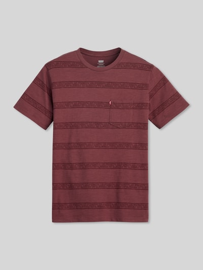 Levi's® Regular Fit T-Shirt mit Rundhals Rot 2