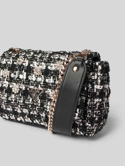 Guess Handtas met siersteentjes, model 'EVERLEE' Zwart - 3