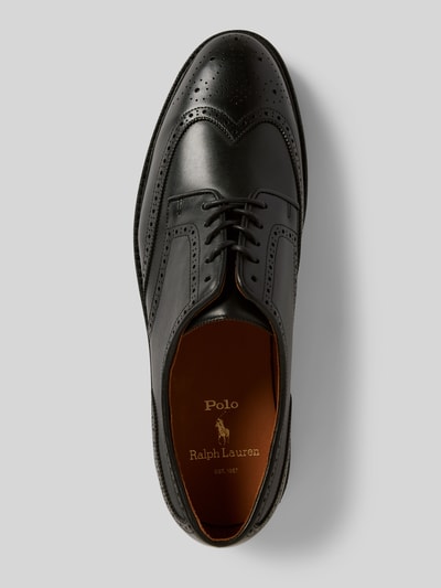 Polo Ralph Lauren Derby schoenen van leer, model 'ASHER' Zwart - 3