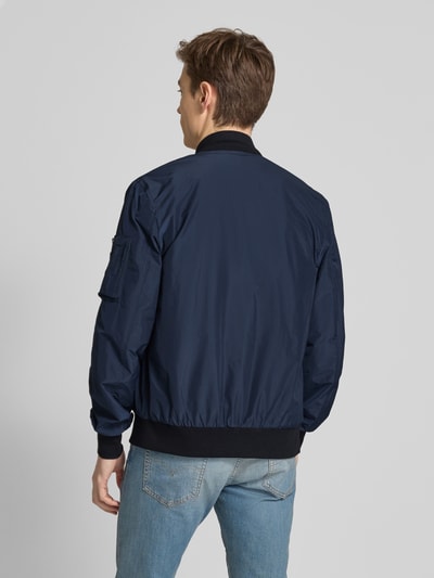 Original Bombers Bomberjack met labelpatch, model 'MA1' Marineblauw - 5