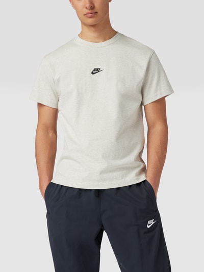 Nike T-Shirt mit Label-Stitching Sand Melange 4