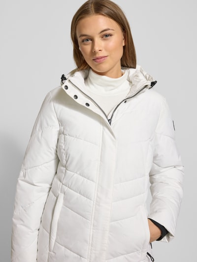 G.I.G.A. DX Gewatteerd regular fit jack met capuchon Offwhite - 3