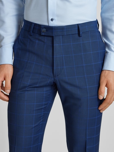 HECHTER PARIS Slim Fit Anzughose mit Gesäßtaschen Blau 3