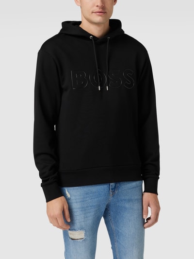 BOSS Hoodie mit Label-Detail Black 4