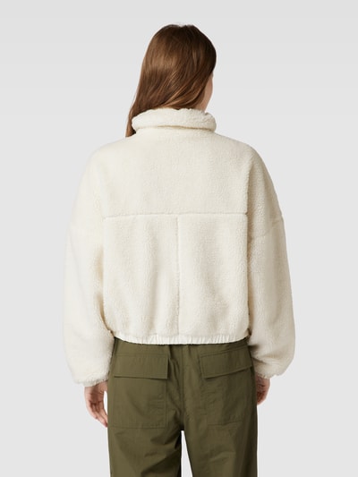 Tommy Jeans Jacke aus Teddyfell mit Brusttasche Modell 'CASUAL' Offwhite 5