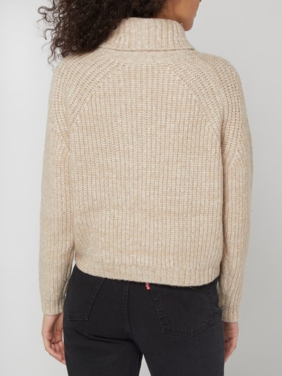 OPUS Rollkragenpullover mit Mohair-Anteil  Beige 5